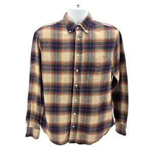 Vintage Gitman Bros. Mens Large Shirt Flannel Plaid Multicolor Button Down